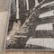 World Rug Gallery Tropical Leaves Indoor/Outdoor Runner Rug 2' x 7' Gray 8012GRAY2X7 - alternate 2
